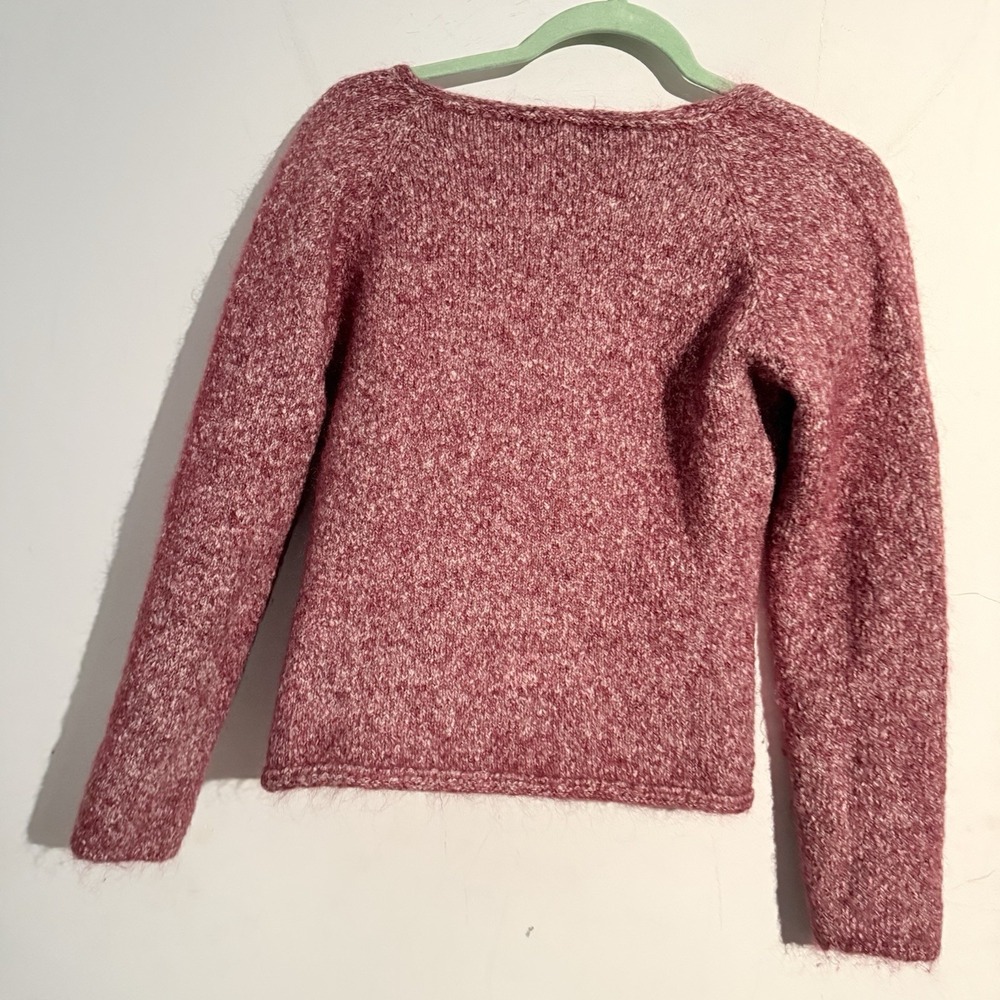 Burberry London Sweater Small Kid Mohair Blend Quiet Luxury Minimalist Parisian - Picture 7 of 7